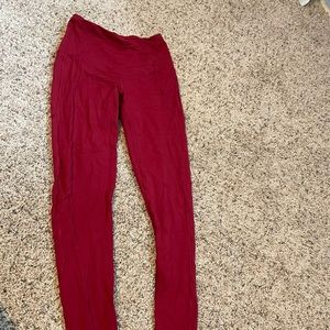 Red Victoria secret leggings